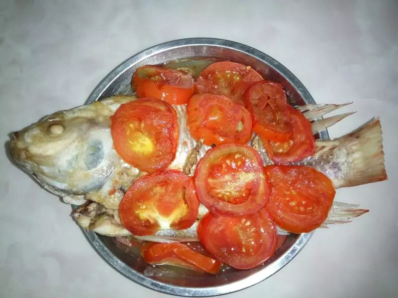 番茄蒸珍珠魚
