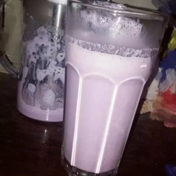 熱紫薯牛奶飲