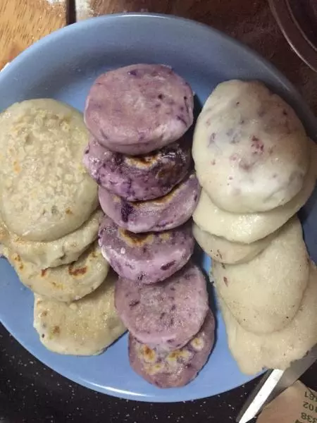 板栗/紫薯/香芋糖水糯米餅