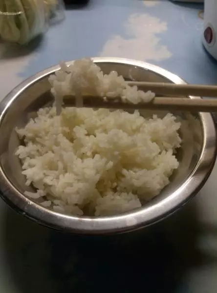 蒸出來的米飯