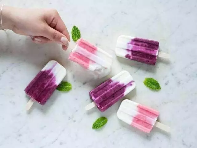 草莓藍莓酸奶冰棍
