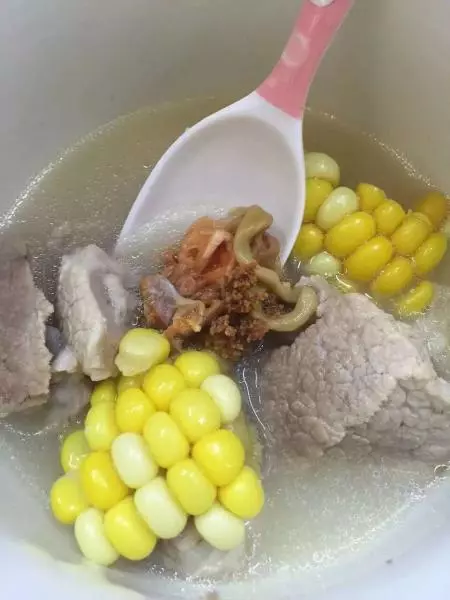 海參花玉米瘦肉湯