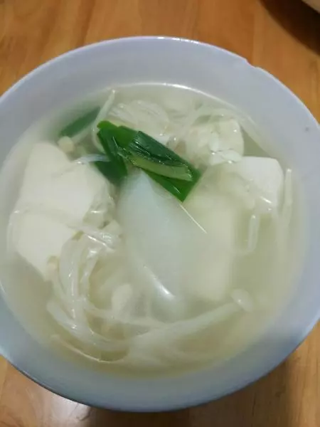 蘿蔔豆腐湯