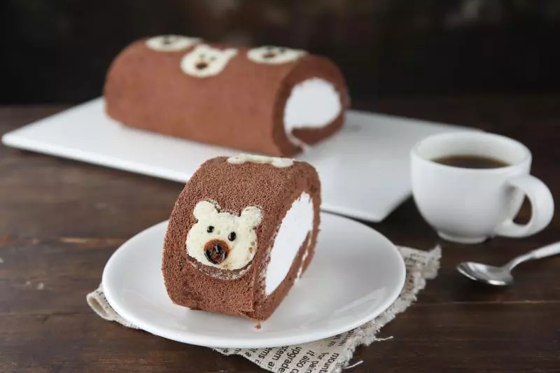小熊蛋糕卷