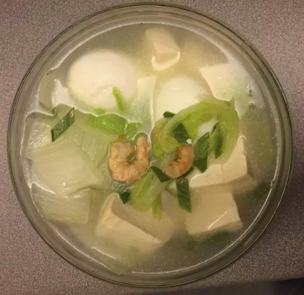 白菜豆腐湯