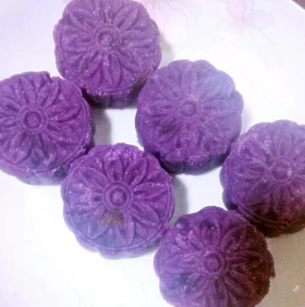 紫薯紅豆糕