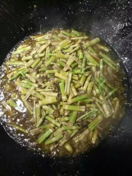鹹菜炒竹筍