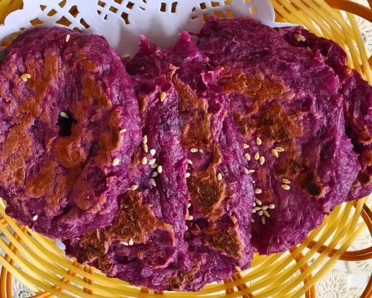 山藥紫薯餅