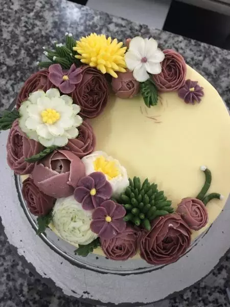 韓式裱花蛋糕