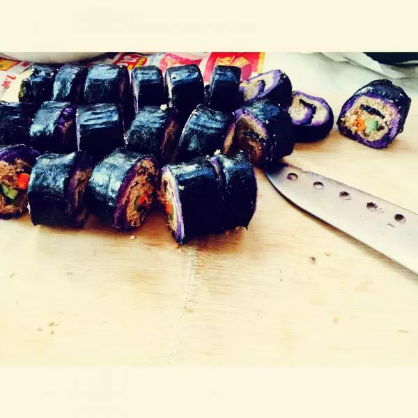 紫薯吐司海苔卷（減肥版）
