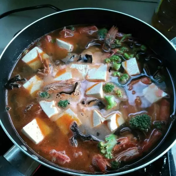 蝦頭豆腐湯