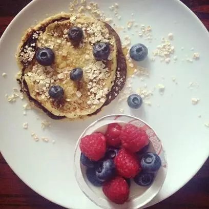 【元氣早餐】Pancake+莓果酸奶