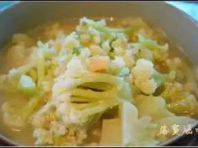 乾貝花菜湯