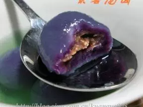 紫薯湯圓