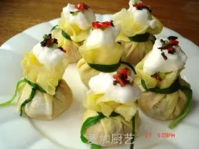 新春菜——海鮮蛋燒麥