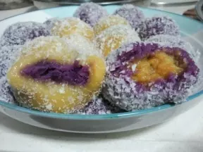 紫薯紅薯糯米糍