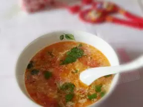 西紅柿雞蛋拌湯