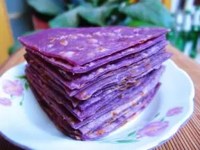 紫薯燙麵餅