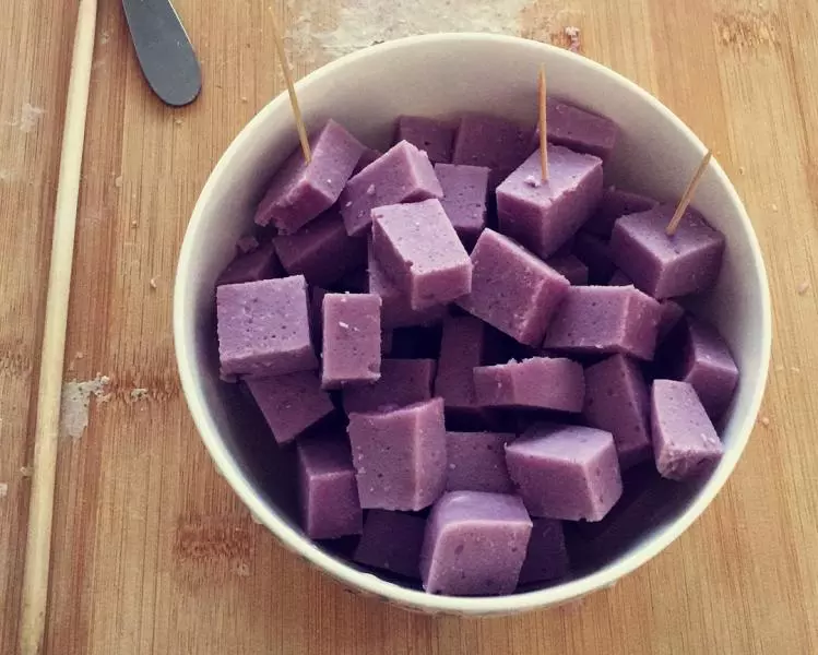 奶香紫薯糯米糕