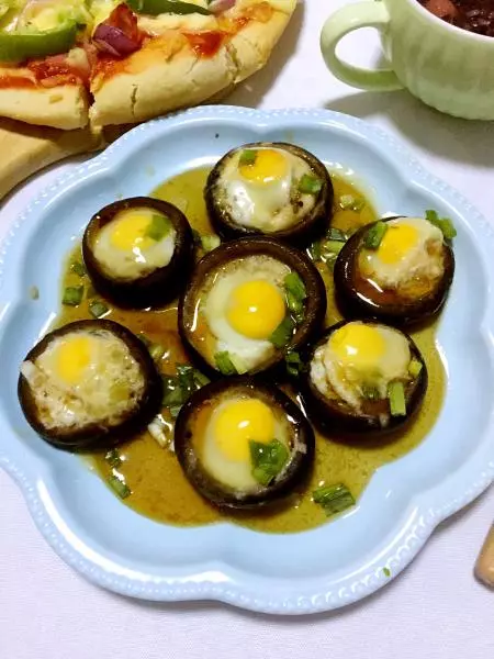 香菇蒸鵪鶉蛋
