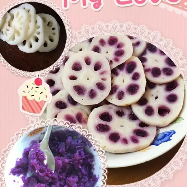 紫薯藕片