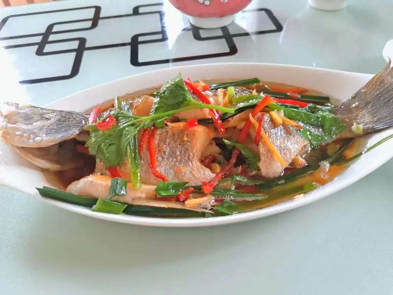清蒸金桂魚