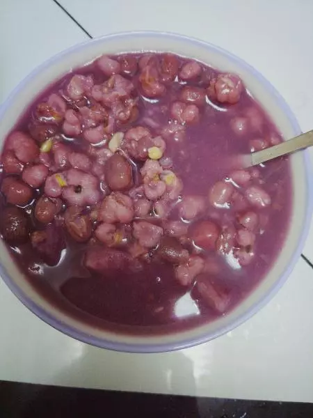 紅豆薏仁紫薯粥