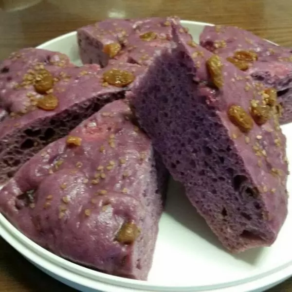 紫薯發糕