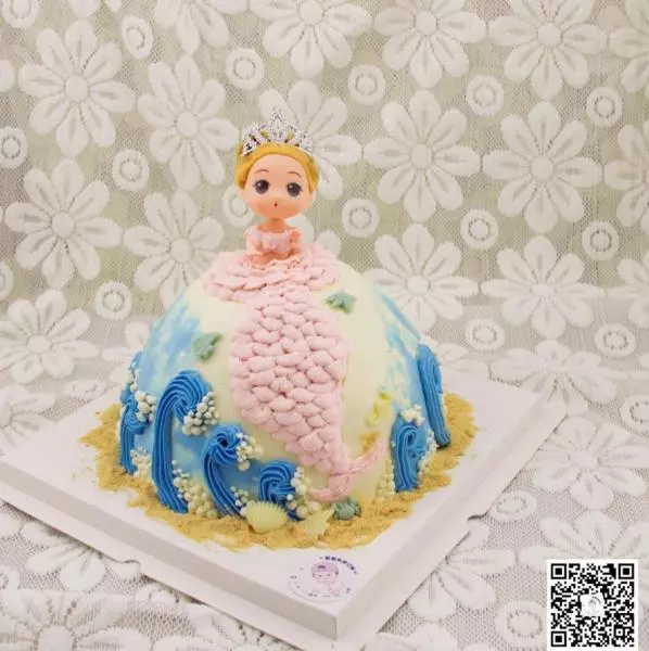美人魚生日蛋糕