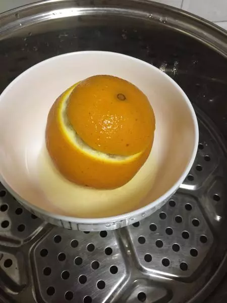 鹽蒸橙子（止咳）