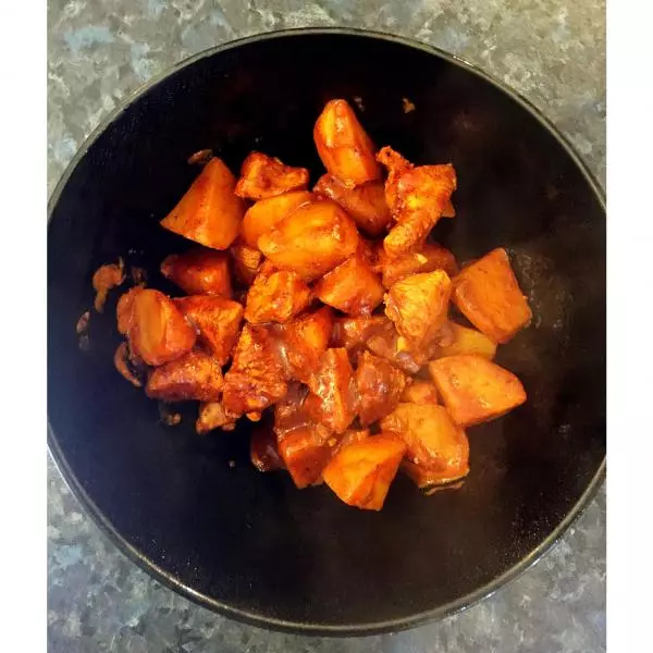 Tandoori唐杜里醬雞肉燉土豆（印度風味）