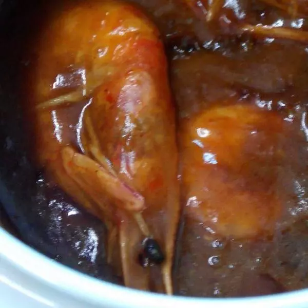 咖喱燉蝦（隔水燉鍋）