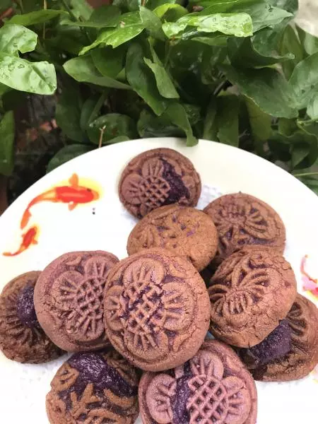 小食：紫薯餅（油炸）