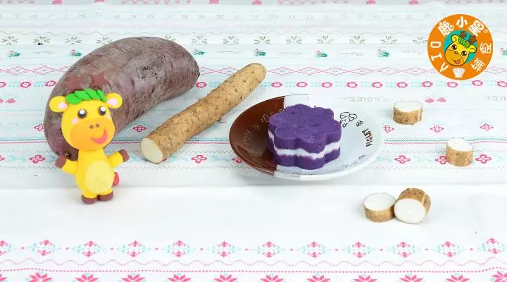 紫薯山藥糕（8月齡寶寶輔食）