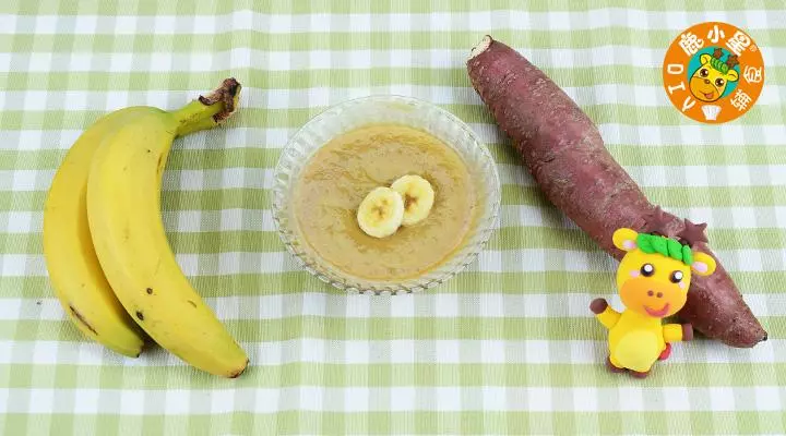蕉香牛奶紅薯泥（6月齡輔食）
