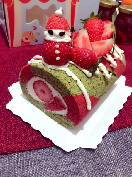 聖誕雙色蛋糕卷