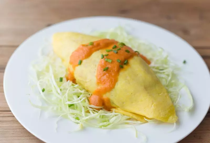 奶香茄汁蛋包飯