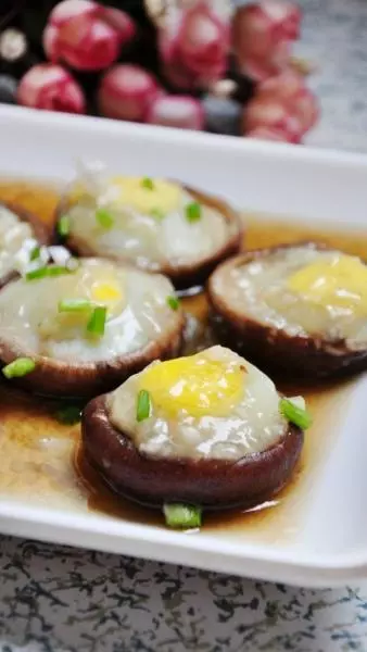 釀香菇 鵪鶉蛋/肉餡