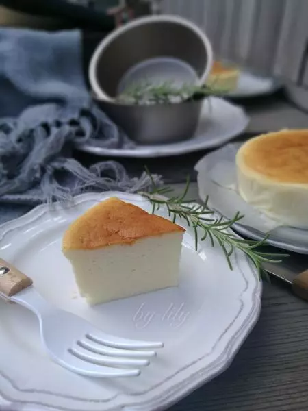 舒芙蕾乳酪蛋糕(四寸學廚乳酪蛋糕模)