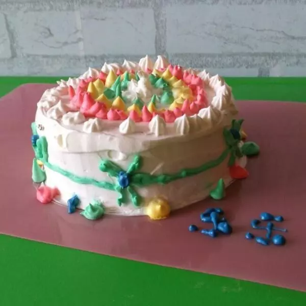 彩虹糖蛋糕