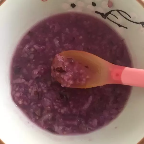 寶寶紅棗紫薯雙米粥