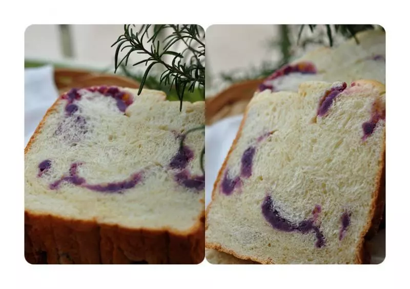 紫薯花式麵包