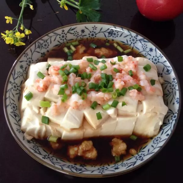 蝦茸蒸豆腐