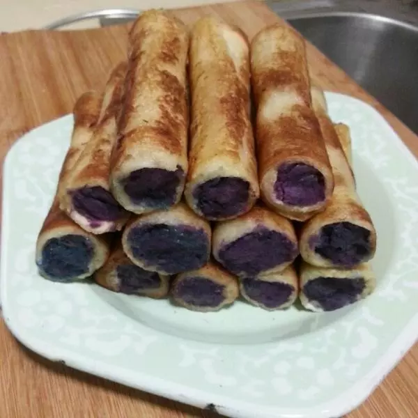 紫薯土司卷
