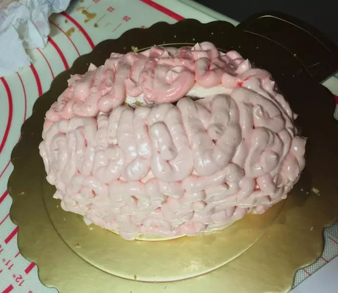 【萬聖節】大腦蛋糕（奶油霜簡易版）