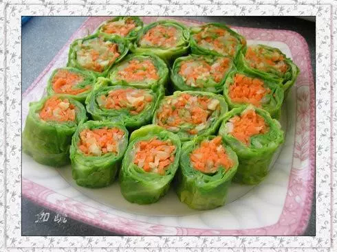 綠橄欖胡蘿蔔菜卷