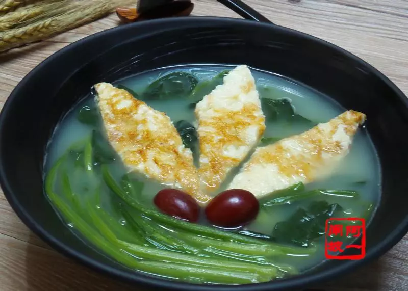 銀魚波菜湯