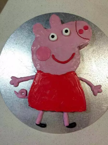 Peppa pig 生日蛋糕