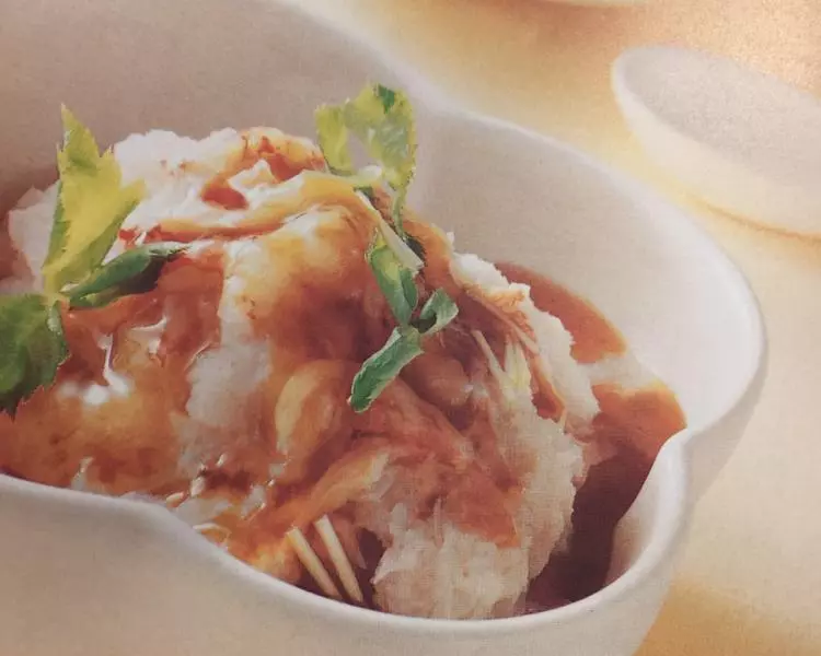 日式17：碗蒸藕蓉蟹肉