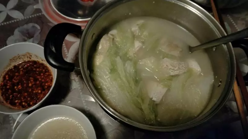 臭豆腐白菜湯